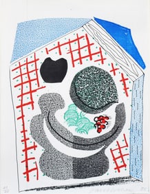 David Hockney (1937): Bowl of Fruit, 1986