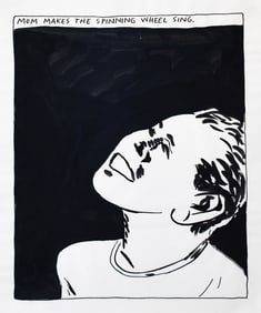 Raymond Pettibon (1957): Untitled (Mom makes...), 1987