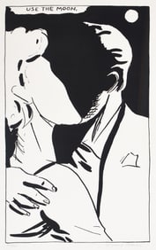 Raymond Pettibon (1957): Untitled (Use the Moon), 1991