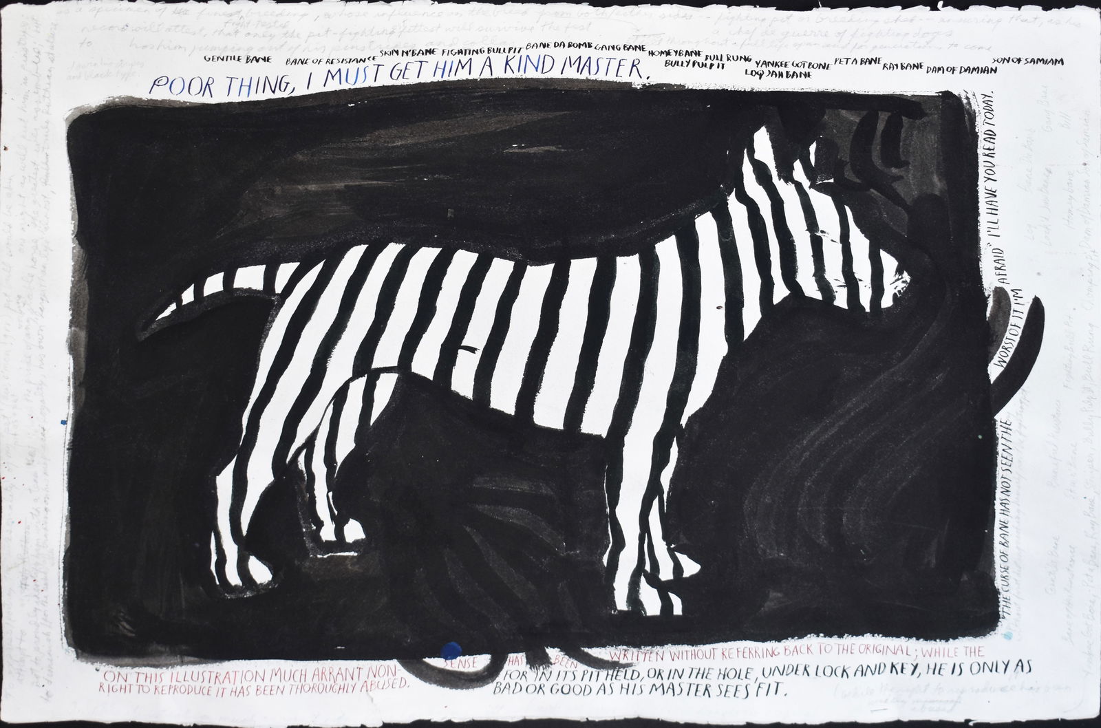 Raymond Pettibon (1957): Untitled (Poor Thing), 2006: Raymond Pettibon (1957) Untitled (Poor Thing), 2006 Ink and graphite on paper Signed and dated on verso Provenance: Regan Projects Image: 22 x 30 in; Framed: 28.5 x 35 in