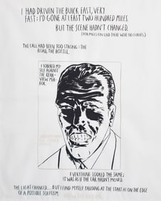 Raymond Pettibon (1957): Untitled (I had driven...), 1989