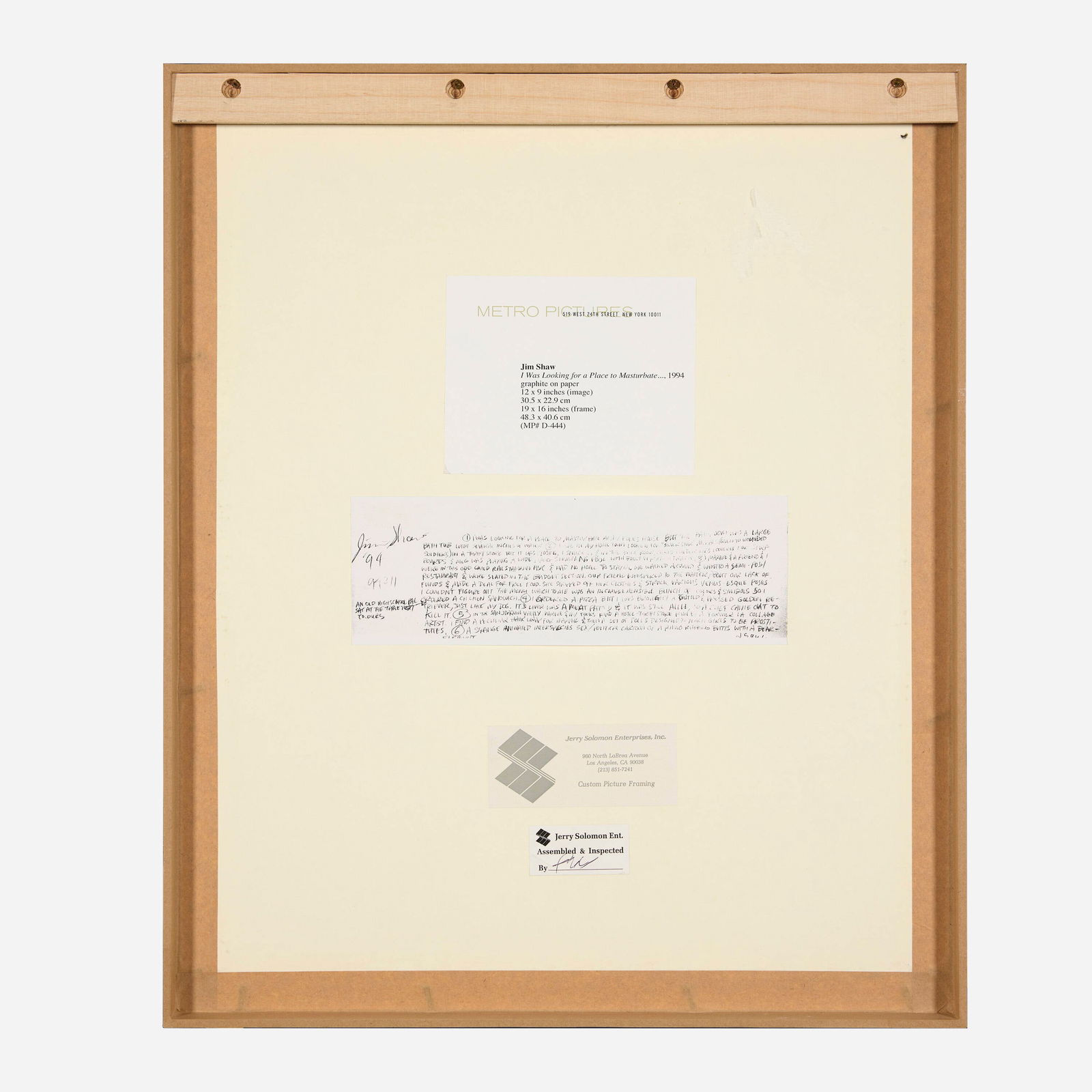 LOT OF 4: Jim Shaw (1952) - 10