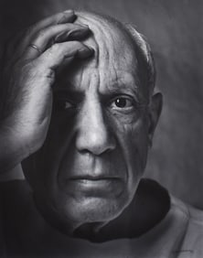 Arnold Newman (1928-2006): Pablo Picasso, Valluris, France, 1954