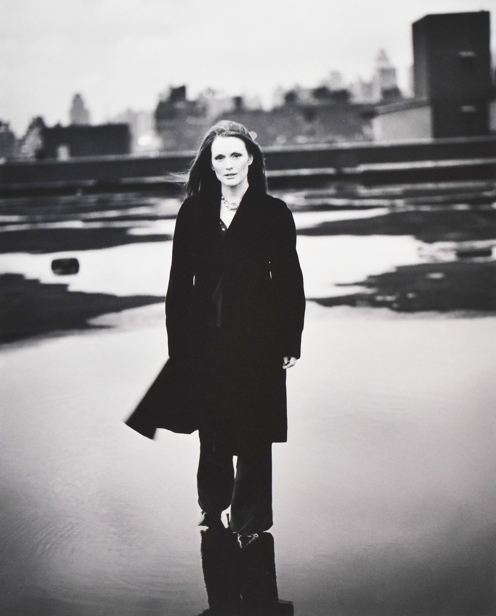 Blake Little (1956): Julianne Moore, 2007: Blake Little (1956) Julianne Moore, 2007 Gelatin Silver Print Signed/dated by artist on recto Image: 18 x 14.5 in; Framed: 25.75 x 19.75 in