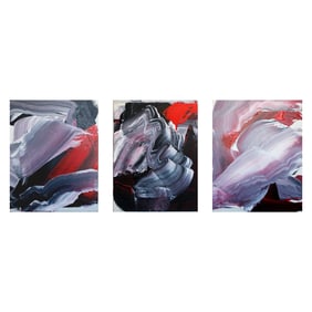 LOT OF 3: Ed Moses (1926-2018)