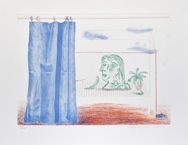David Hockney (1937): What is this Picasso?, from The Blue Guitar, 1976-77