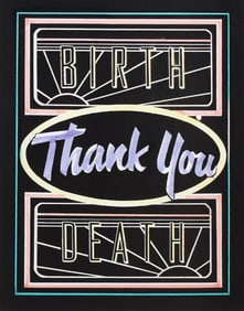 Karen Carson (1943): Birth, Death, Thank you, 1995