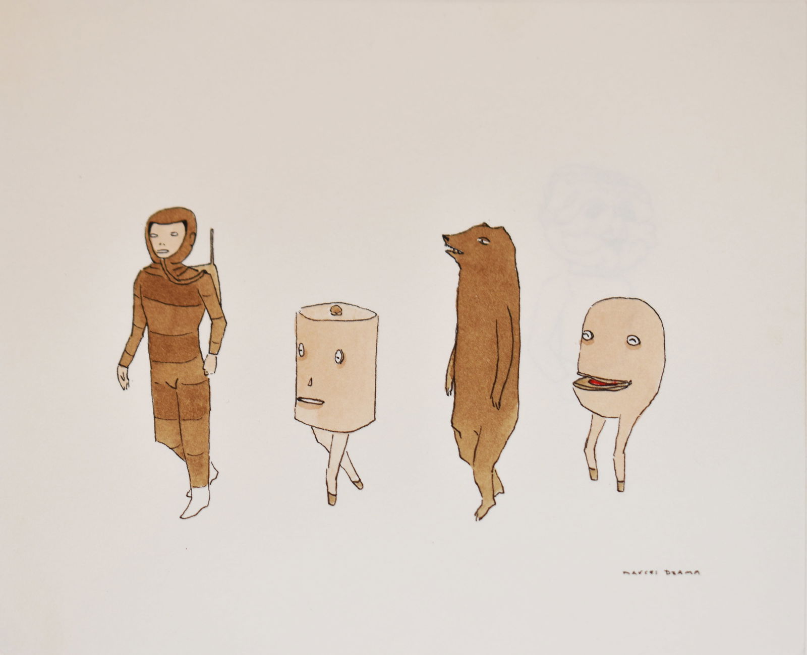 Marcel Dzama (1974): Untitled, c. 2000 (1 of 3)