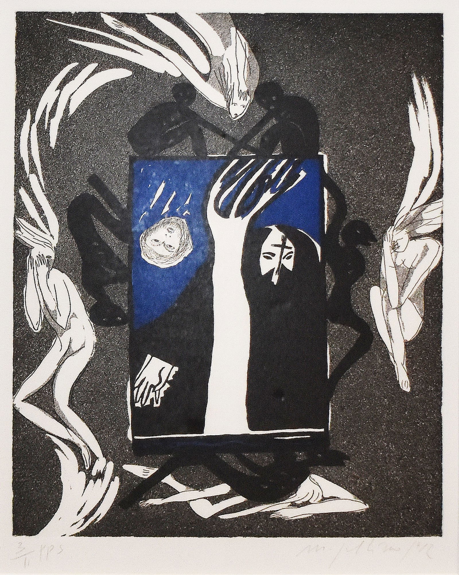 Mimmo Paladino (1948): Caverne Minacchoise, 1982 (1 of 6)