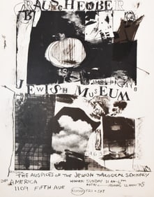 Robert Rauschenberg (1925-2008): Jewish Museum Exhibition Poster, 1963