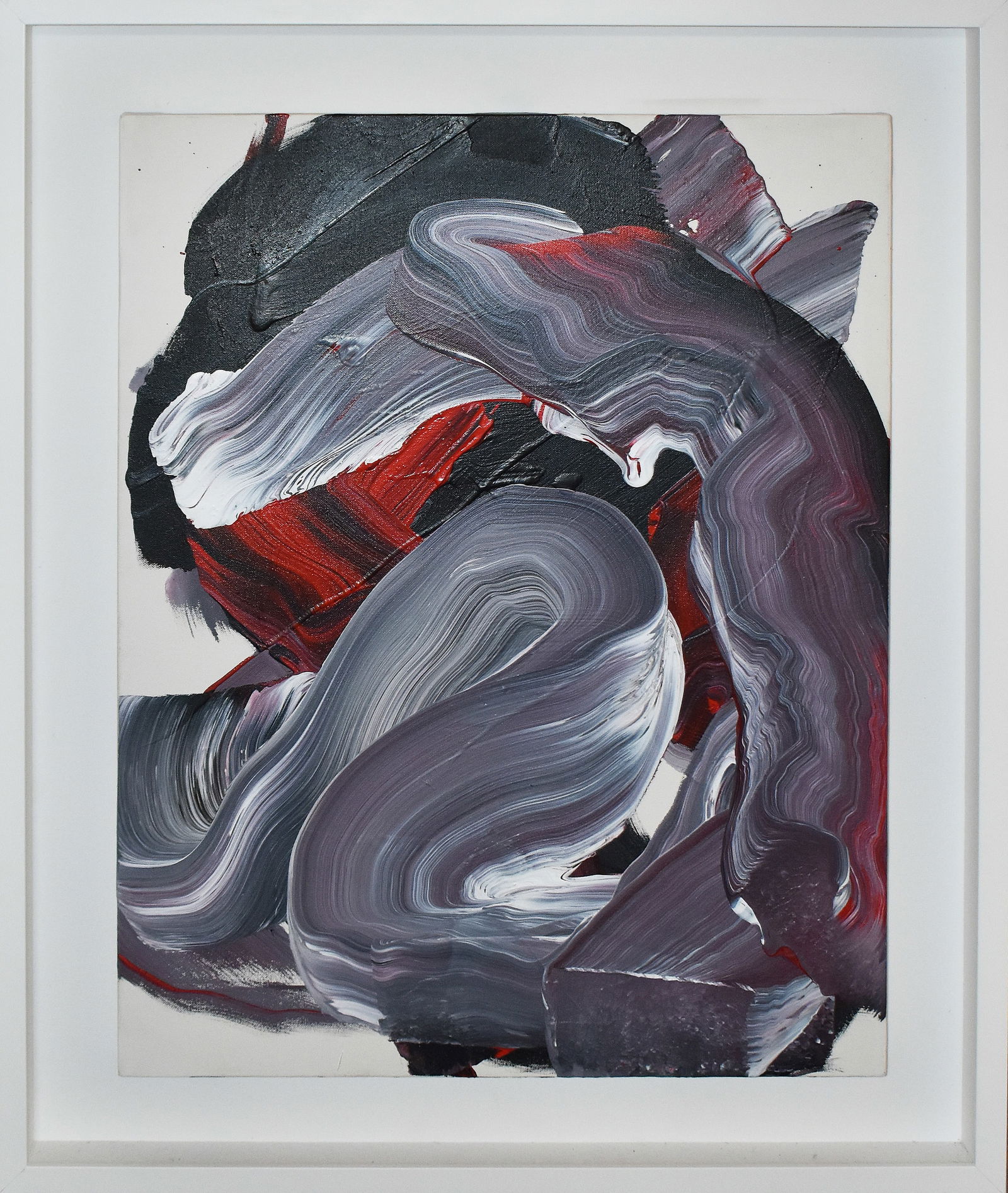 Ed Moses (1926-2018): OH #2 , 2016: Ed Moses (1926-2018) OH #2, 2016 Acrylic on canvas Signed, dated, and titled by artist on verso Dimensions: 30 x 24 in