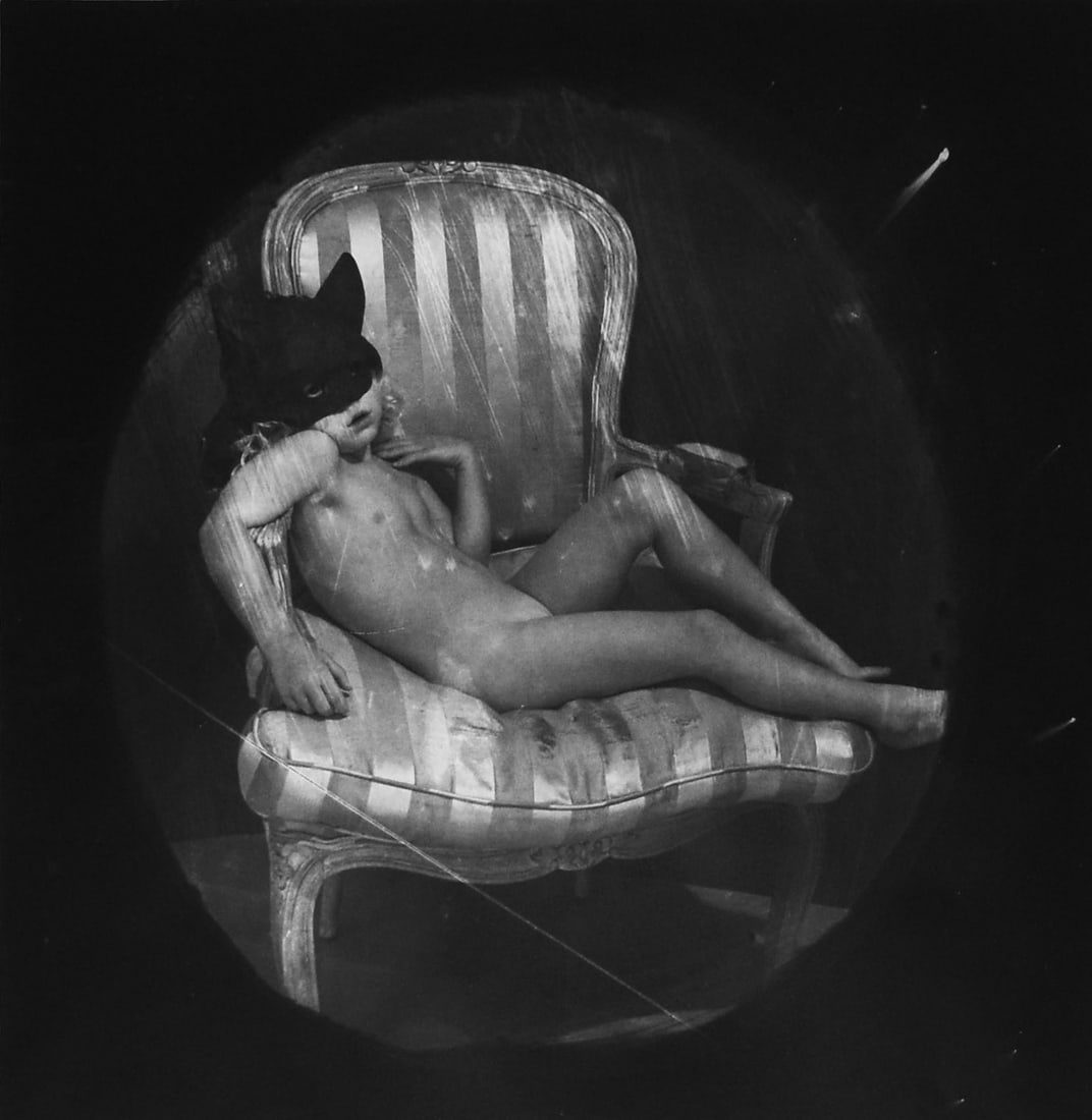 Joel-Peter Witkin (1939): Nude with Mask, Los Angeles, 1988: Joel-Peter Witkin (1939) Nude with Mask, Los Angeles, 1988 Gelatin silver print From the numbered edition of 15 Signed Image: 14.5 x 15 in; Framed: 25.25 x 21.375 in