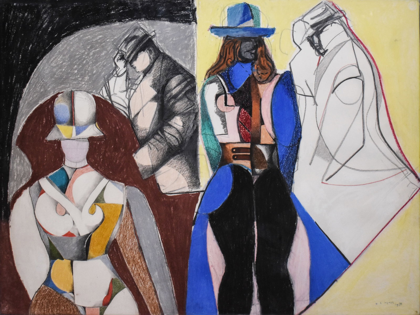 Richard Lindner (1901-1978): Untitled, 1964 (1 of 5)