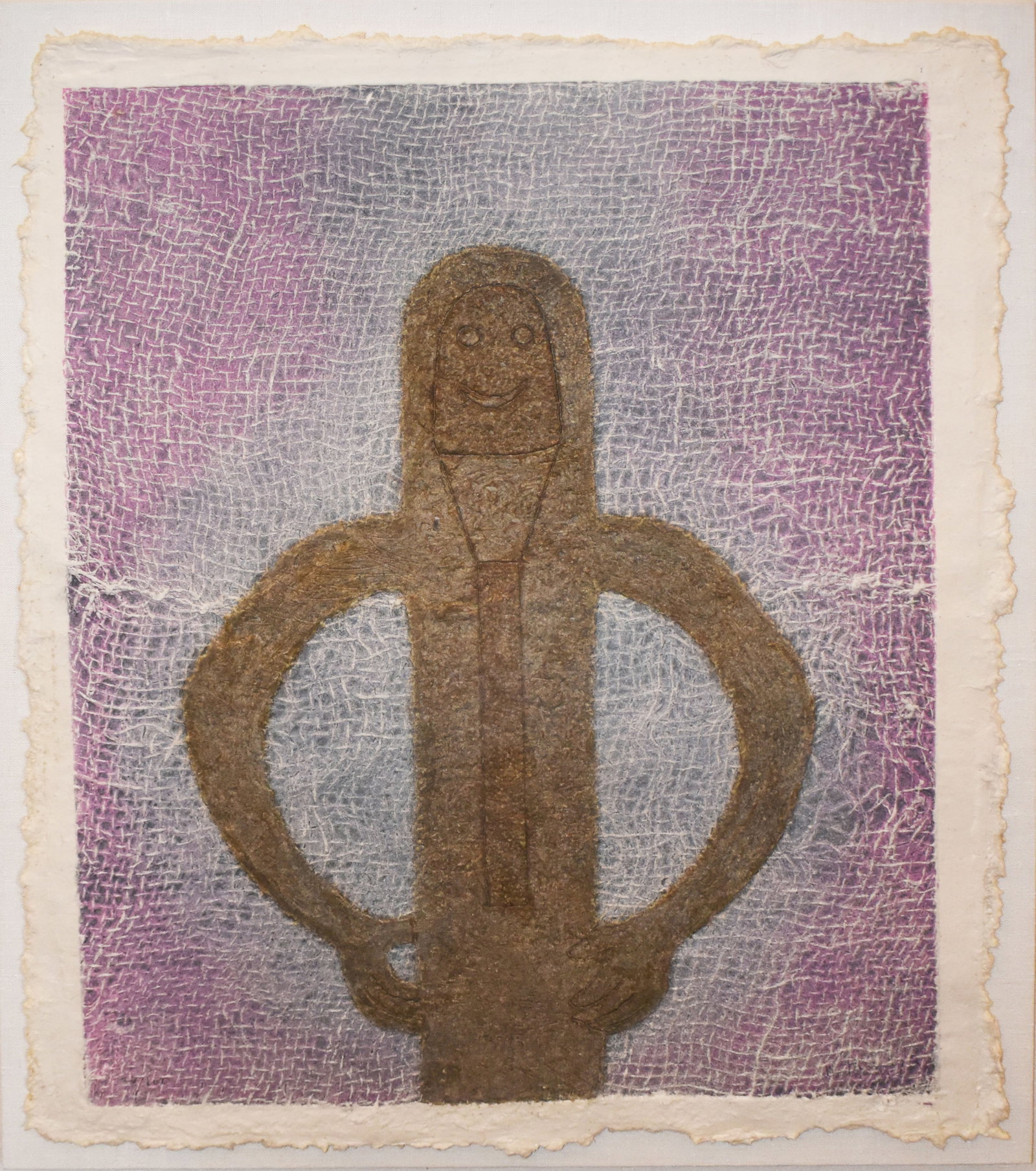 Rufino Tamayo (1899-1991): Personaje con Red (Personage with Net), 1982: Rufino Tamayo (1899-1991) Personaje con Red (Personage with Net), 1982 Mixografia in colors on Arches paper From the numbered edition of 100, plus 20 artist proofs and 10 handling copies Signed/number