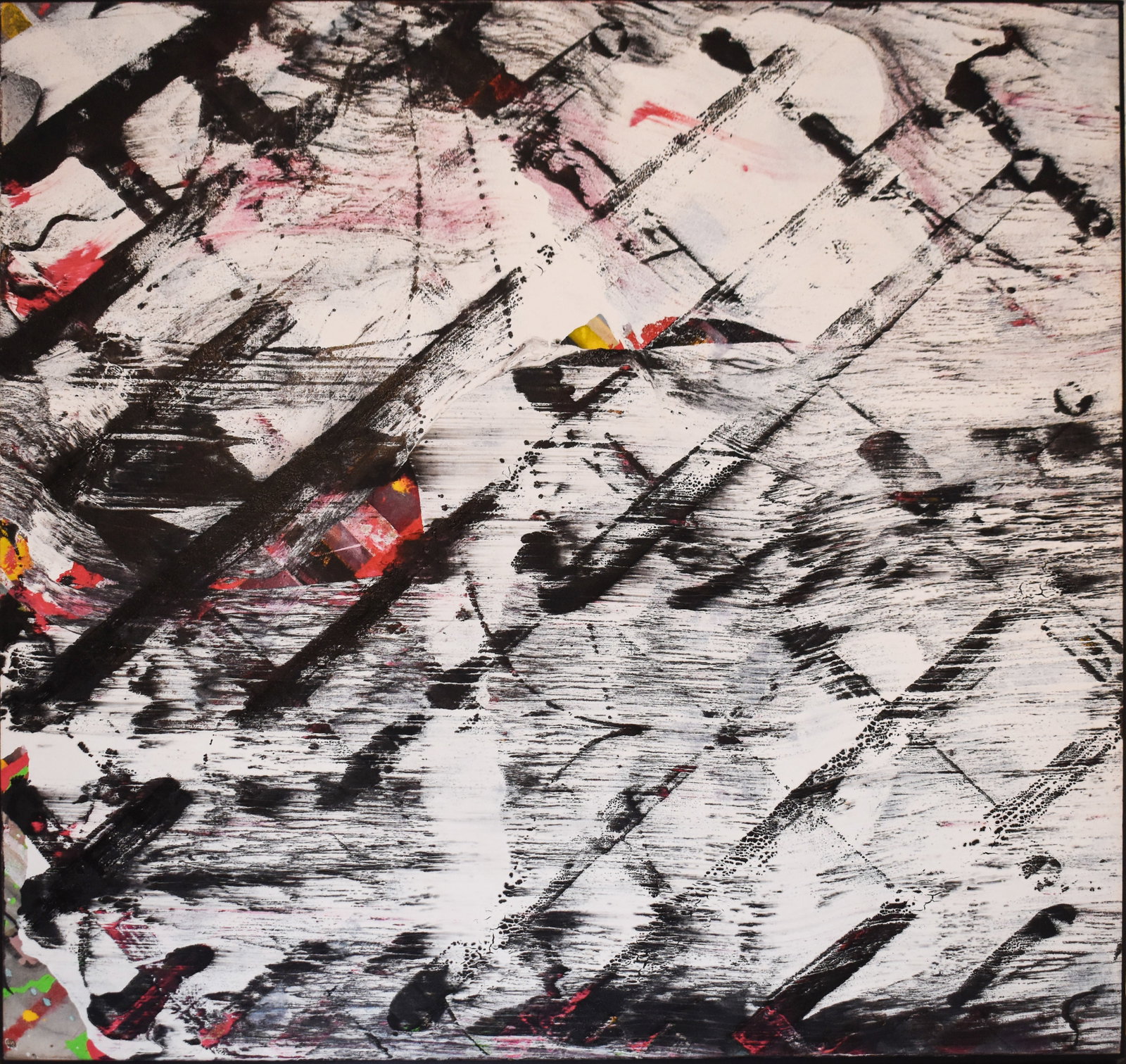 Ed Moses (1926-2018): Untitled, 1997: Ed Moses (1926-2018) Untitled, 1997 Acrylic on canvas Signed on verso Dimensions: 60 x 60 in