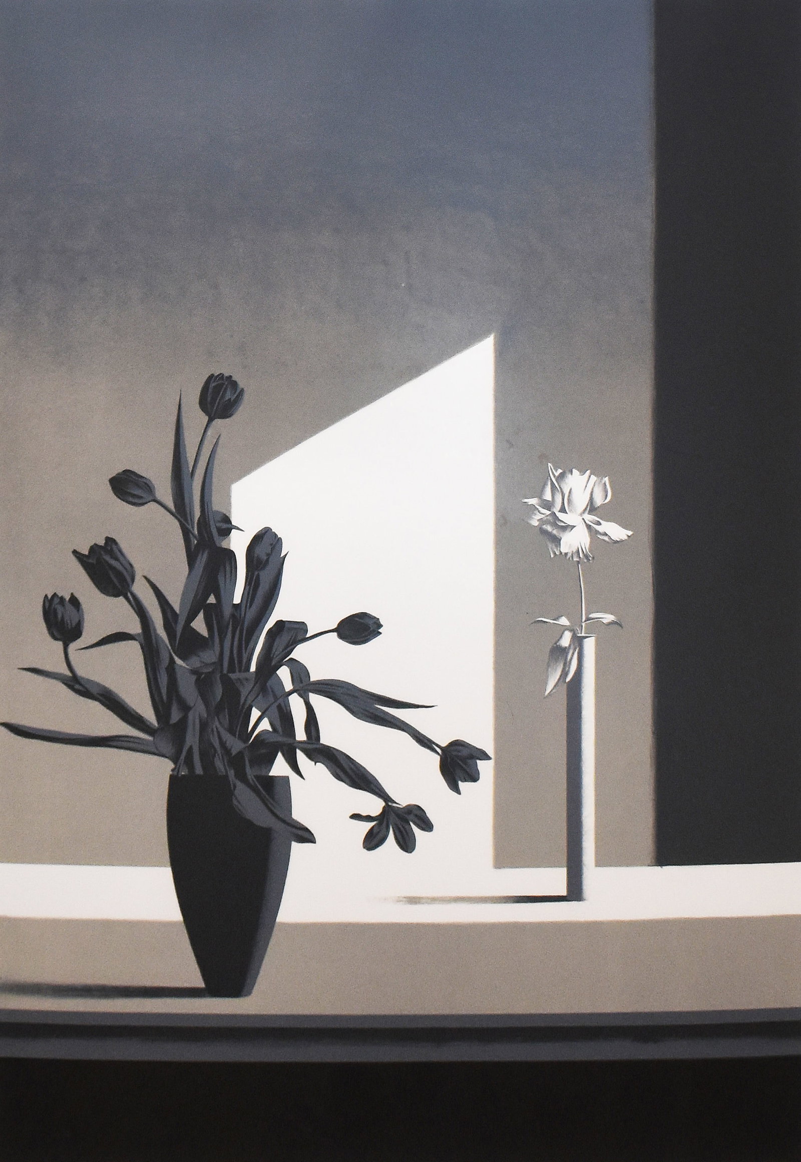 Bruce Cohen (1953): Untitled (Black and White Florals) (Cirrus p. 209), 1987-88 (1 of 6)