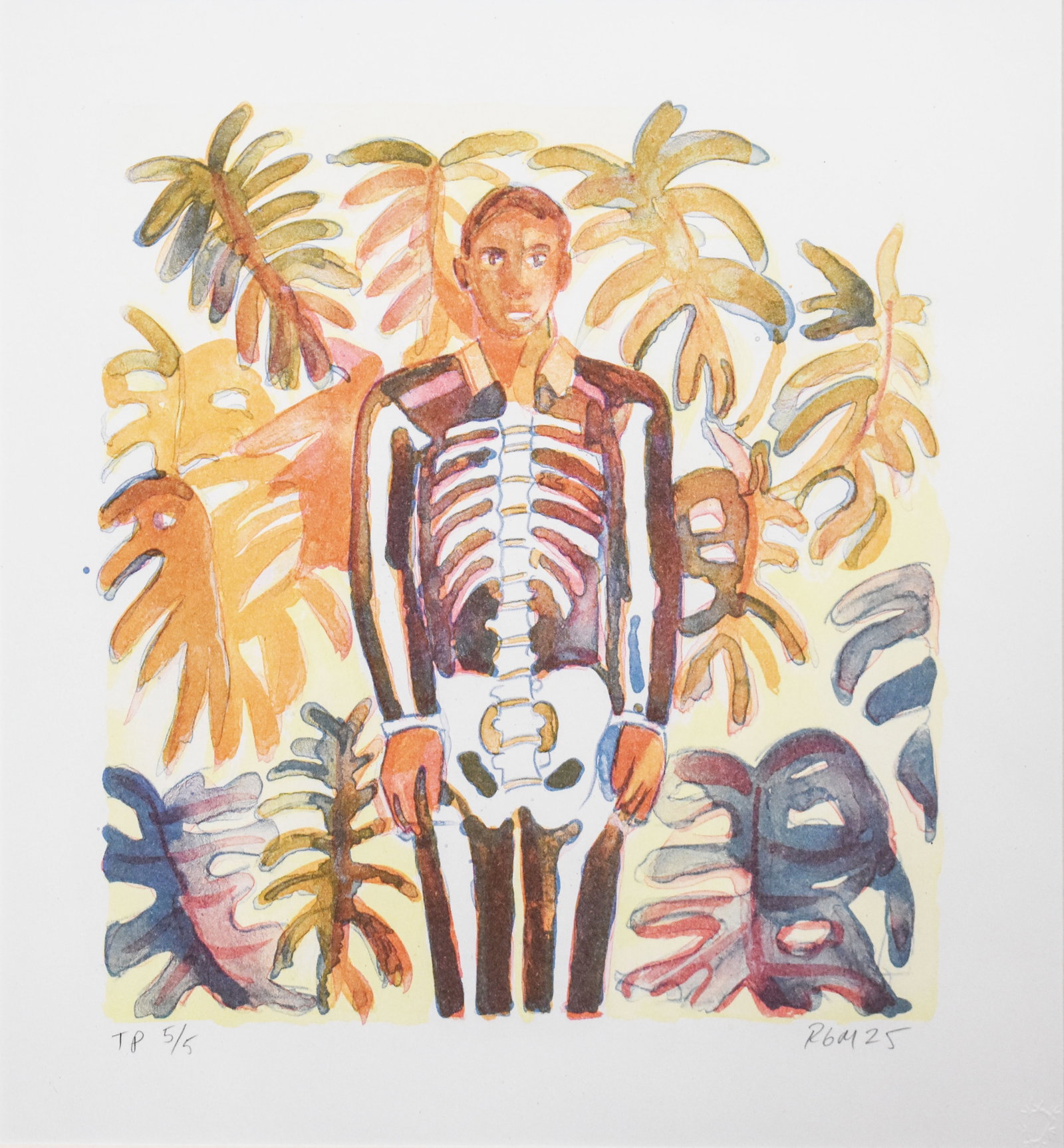 Roberto Gil De Montes (1950): Poet-Skeleton, 2025 (1 of 5)