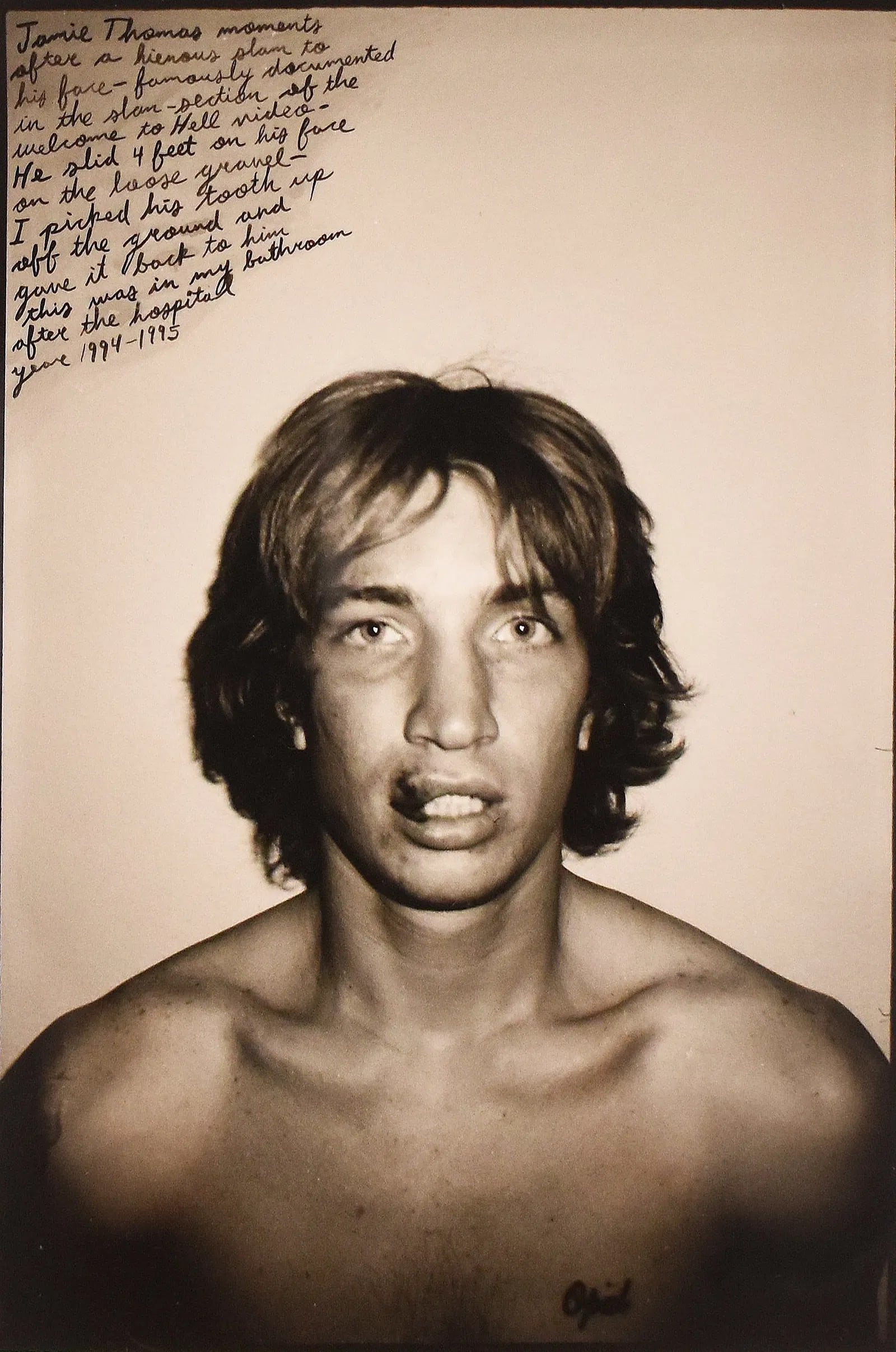 Ed Templeton (1972): Jamie Thomas, c. 1994-95 (1 of 3)