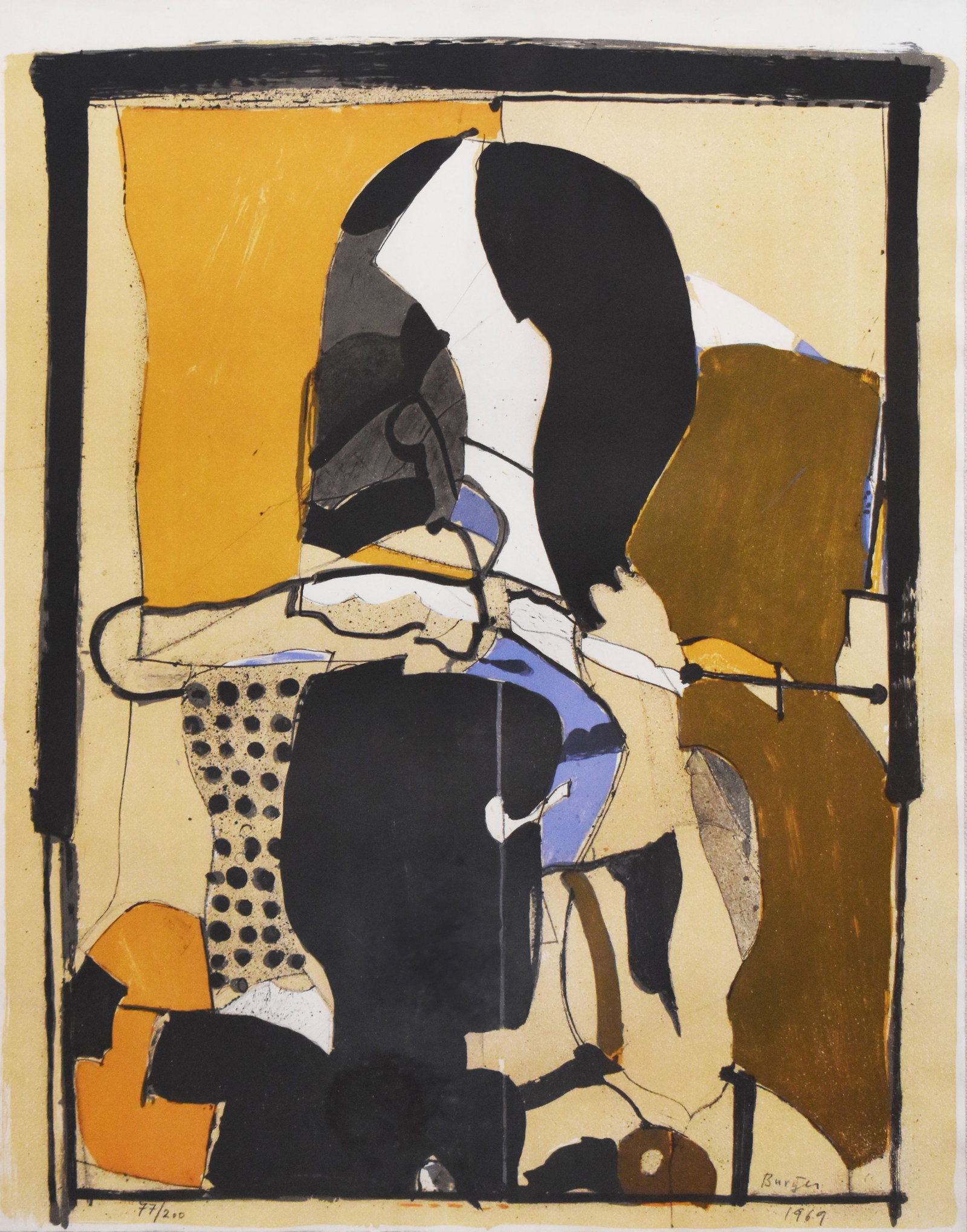 Walter Burger (1923-2010): Untitled, 1969 (1 of 6)