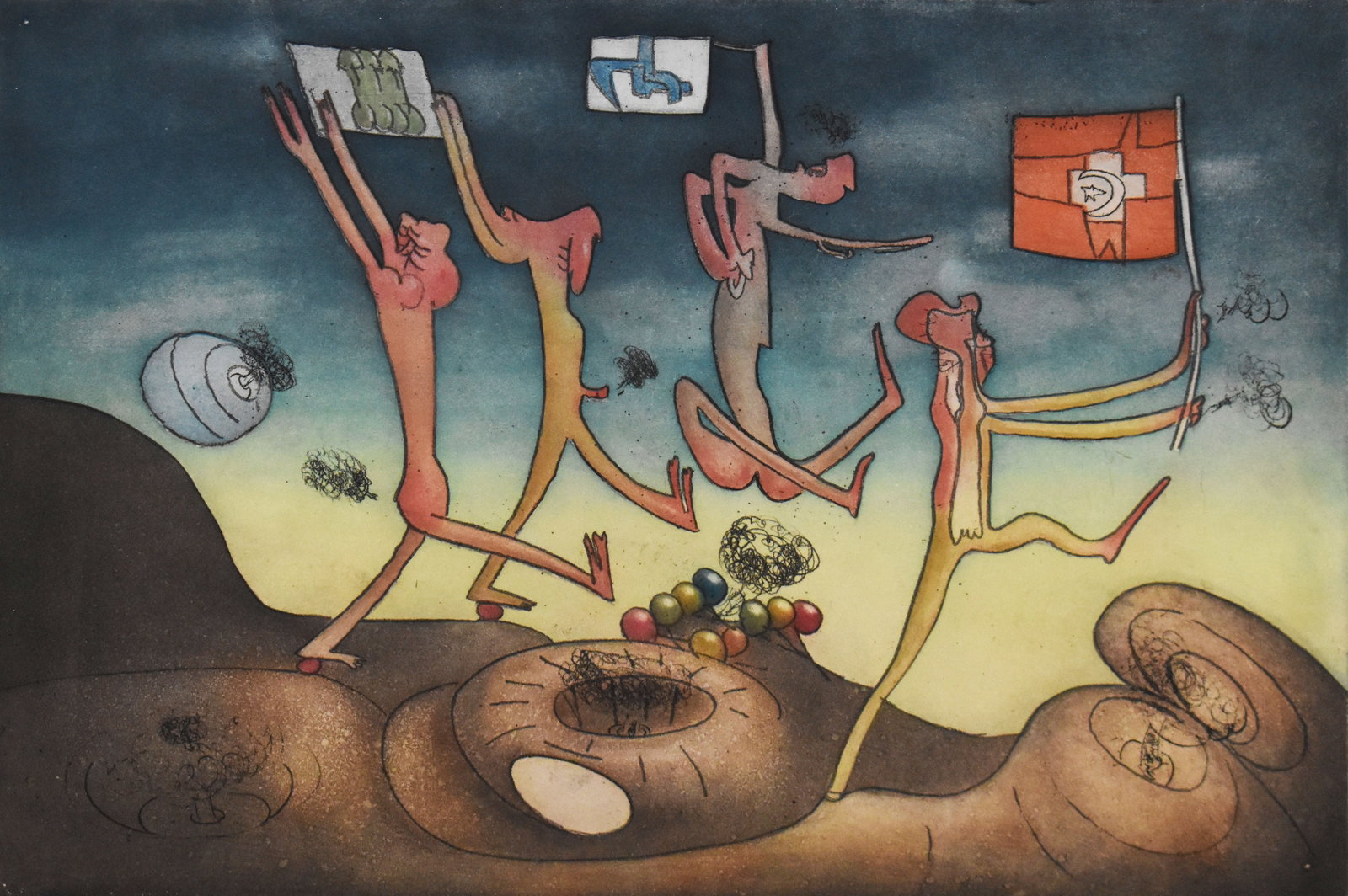Roberto Matta: Les Helvements, 1970 (1 of 5)