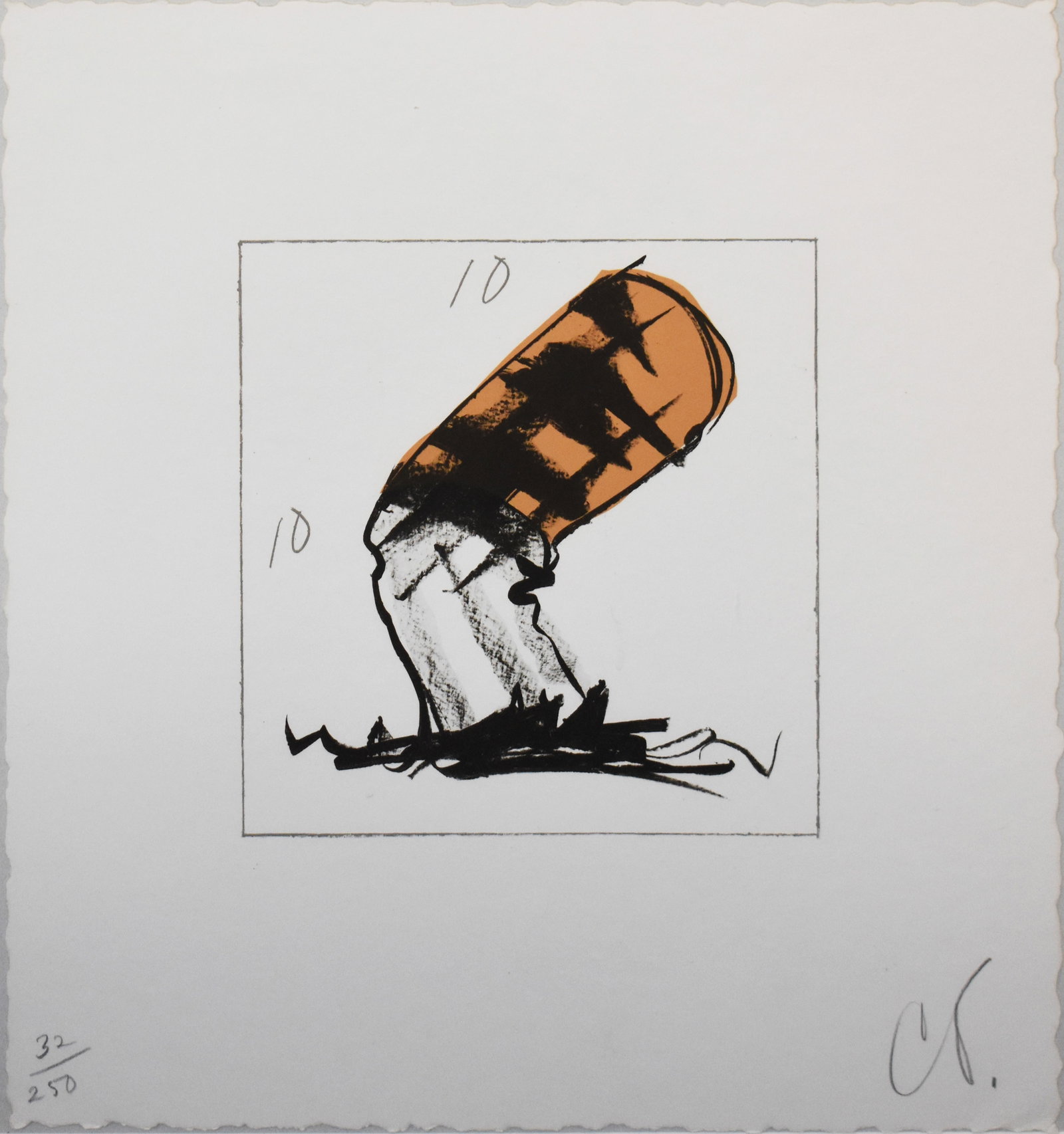Claes Oldenberg (1929-2022): Cigarette Butt (Axsom & Platzker 230), 1991 (1 of 5)