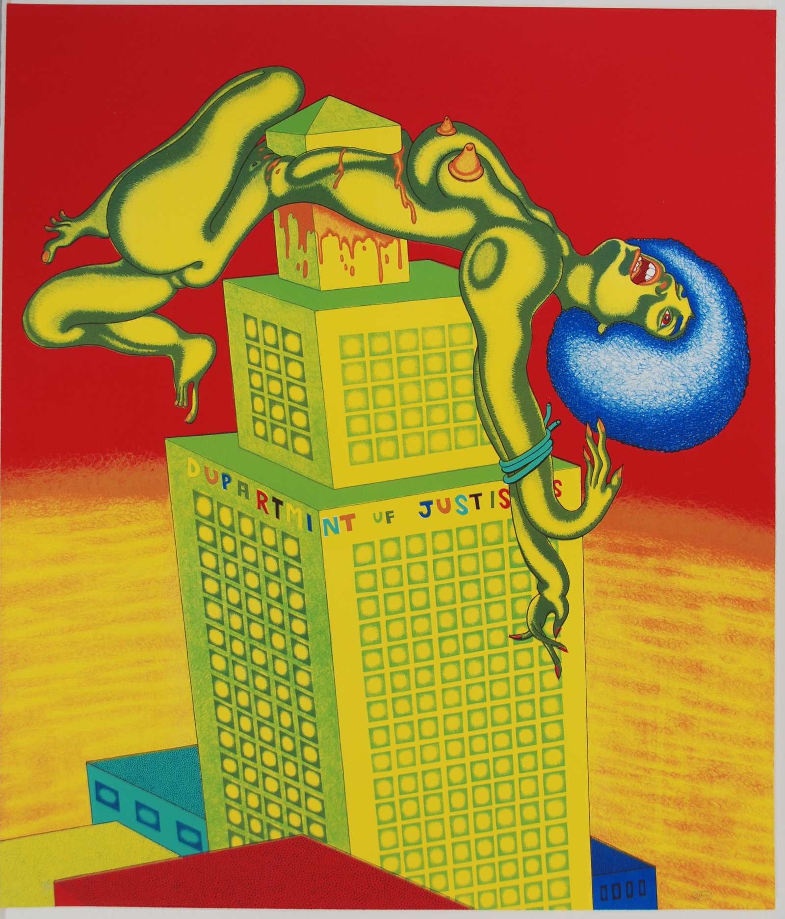 Peter Saul (1934): Angela Davis, 1972 (1 of 1)
