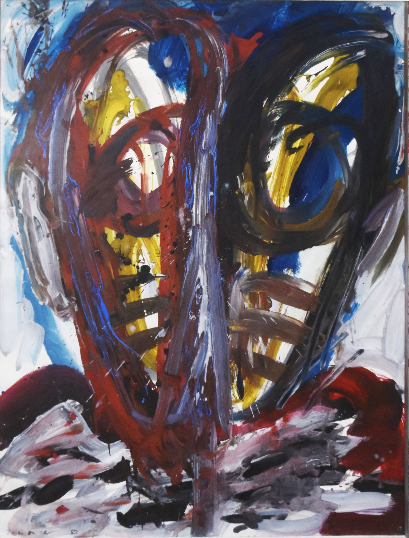 Klaus Dieter Zimmer (1960): Abstract #5, c. 1980s (1 of 4)
