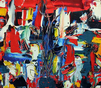 Michael Reafsnyder, Untitled (G), 1997: Oil on panel Signed, titled and dated in ink on verso Image: 20 x 24 inches Provenance: Western Project, Los Angeles, CA, tag on verso