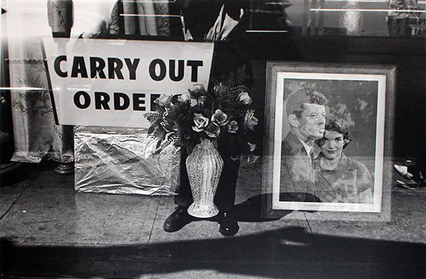 Lee Friedlander, Washington, D.C. (JFK photo),: 1962/Printed c. 1980 Gelatin silver print Signed, titled and dated in pencil on verso; Stamped on verso Image: 11 x 14 inches; Framed: 17 x 21 inches