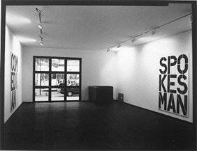 Stephen Prina: Galerie Max Hetzler: Stephen Prina: Galerie Max Hetzler, 1991, Gelatin silver print, Signed, Dated, and Numbered #2/3 on verso, Image: 4 x 5 inches; Framed: 12 x 11 inches