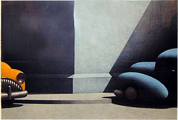 Michael Chapman: Short Symphony: Michael Chapman: Short Symphony, 1991, Color lithograph, Numbered 30 of 50, Initialed & Dated MC 91 in Front LR, Image: 21 x 28 inches ; Framed: 23 x 30 inches