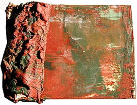 Leslie Wayne: Roll Over: Leslie Wayne: Roll Over, 1992, Oil on wood, 6 x 8 inches