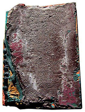 Leslie Wayne: A Friend's Advice: Leslie Wayne: A Friend's Advice, 1993, Oil on wood with paper backing, 8 x 6 inches.