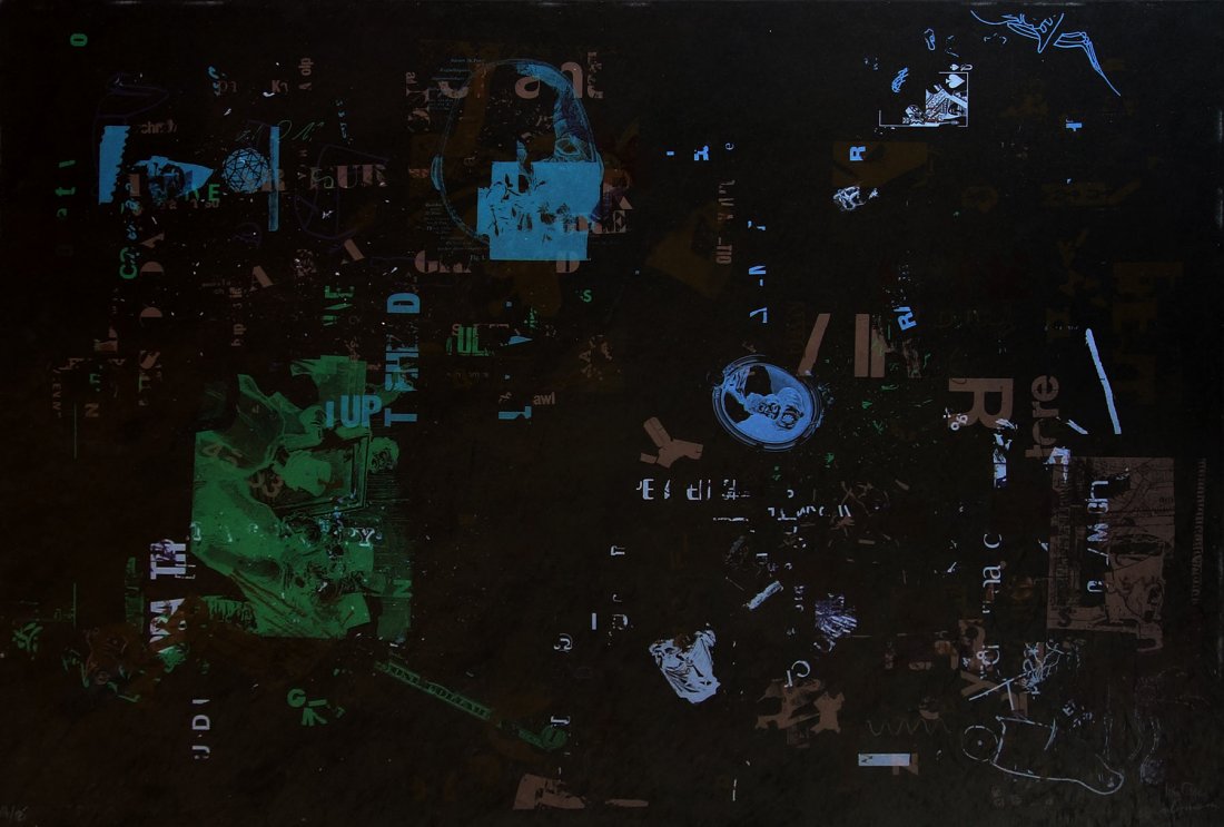 John Cage, Not Wanting to Say Anything About Marcel: Lithograph B, c. 1969 Lithograph From the edition of 125 Signed and numbered in pencil on recto Provenance: Holly Solomon Gallery, New York, NY tag on versoImage: 28 x 39.5 inches; Framed: 28.5 x 40.2