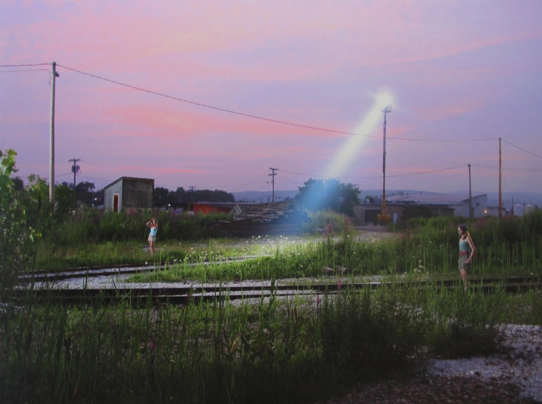 Gregory Crewdson Production Still (Railway Children: Digital chromogenic print From the numbered edition of 30 Signed and numbered in ink on recto Provenance: Luhring Augustine Gallery as a private fundraiser for MASS MOCA; Private Collection, Denver, C