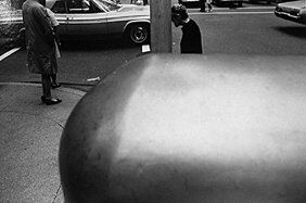 Lee Friedlander New York City: Lee Friedlander New York City 1968/1969Vintage gelatin silver print on heavy paper mountSigned in pencil recto, the number "6" in pencil on verso of mountPrinted by Lee Friedlander in February and Mar