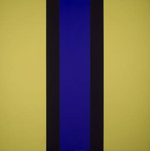 Penelope Krebs Bohom: Penelope Krebs Bohom , 1988 Acrylic on canvas Signed, titled and dated on verso 60 x 60 inches Provenance: Kiyo Higashi Gallery, Los Angeles Condition: light surface scuffs at lower center
