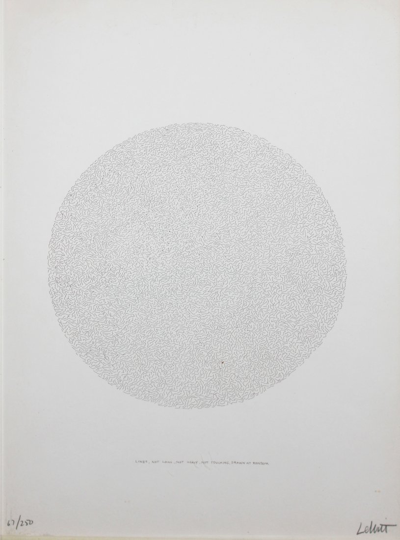 Sol LeWitt Lines, not long, not heavy, not (1 of 1)