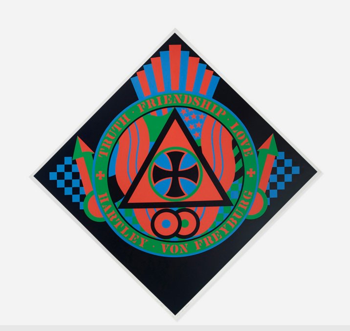 Robert Indiana The Hartley Series Elegies KVF VIII (1 of 1)