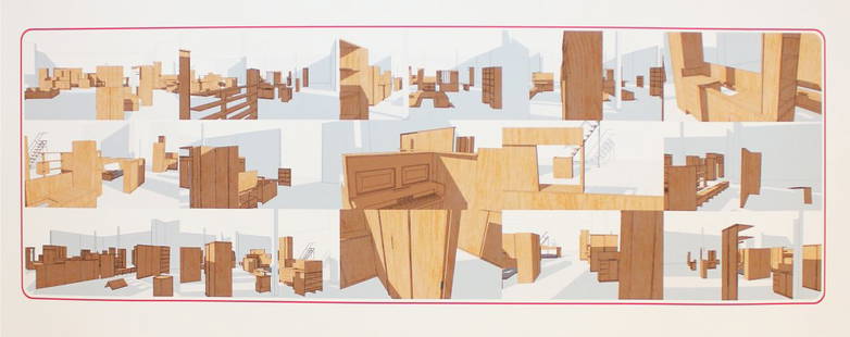 Stephen Prina Untitled: Stephen Prina Untitled, 2012 Silkscreen P.P.IV of an unknown edition size Signed, dated and annotated PPIV in pencil on recto Image: 11 x 35 inches; Sheet: 26 x 40 inches; Framed: 27.5 x 41.5 inches