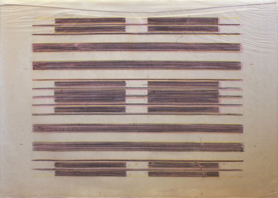 Ed Moses (Born 1926) : Ed Moses (Born 1926) Waft, 1972 Lithograph on rice paper From the numbered edition of 50 Initialed, numbered and dated in pencil on recto Sheet: 23.25 x 31 inches; Framed: 29.5 x 37 inches