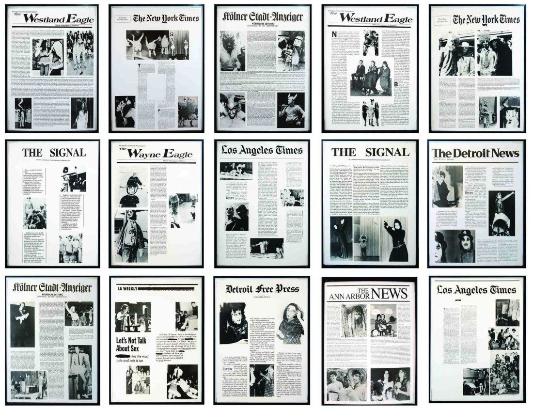 Mike Kelley (1954-2012) : Mike Kelley (1954-2012) Timeless/Authorless, 1995 Series of 15 gelatin silver photographs mounted to museum board Edition of 5 Each signed, numbered and dated in pencil on verso Image: 31 x 24 inche