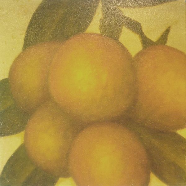 Lot of Two Wade Hoefer: Fruticosus I, 2001, Oil on canvas, Signed, titled, and dated in ink on verso, Image: 24 x 24 inches, Fruticosus II, 2001, Oil on canvas, Signed, titled, and dated in ink on verso, Image: 24 x 24 inche