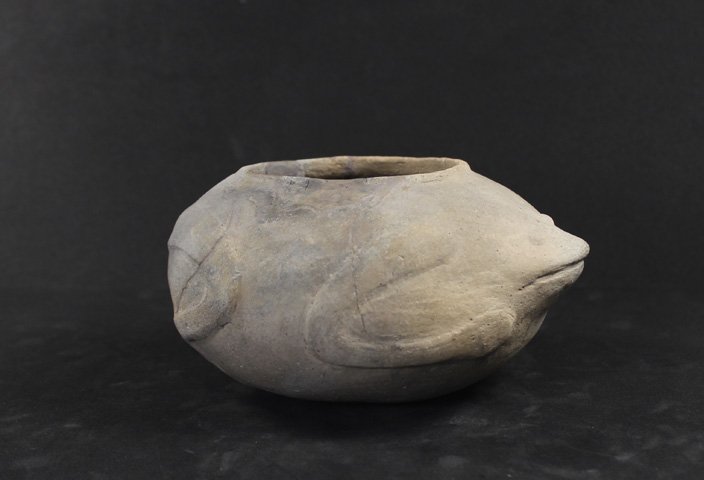 Mississippian Pottery Frog Effigy Bowl (1 of 7)