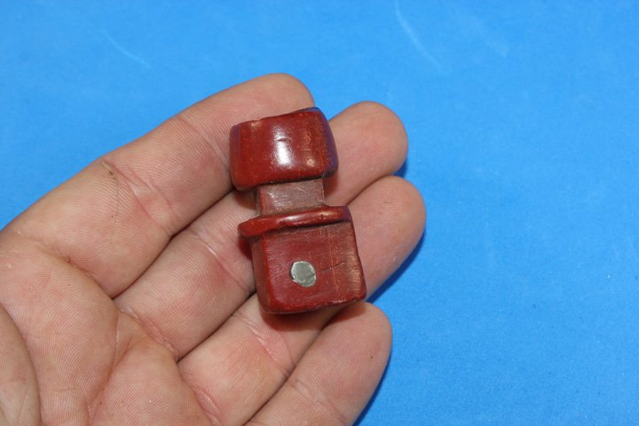 Catlinite Pipe with Lead inlay (1 of 6)