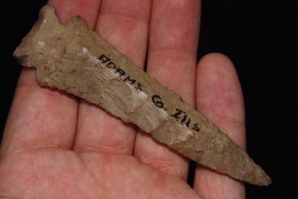 Beveled Corner Notch: Tennessee 2.38"