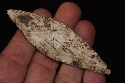 Bi-Point Knife: 3.47" Long, Guatemala