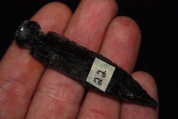 Notched Sickle point 2.77" Old Mex.: Notched Sickle point 2.77" Old Mex.