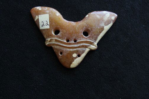 Jadite Gorget: Gorget China – Jadeite 2.64” x 3.15”