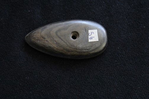 Banded Slate Pendant: Banded Slate Pendant 2.34" Also comes with a Jeff Baker C.O.A